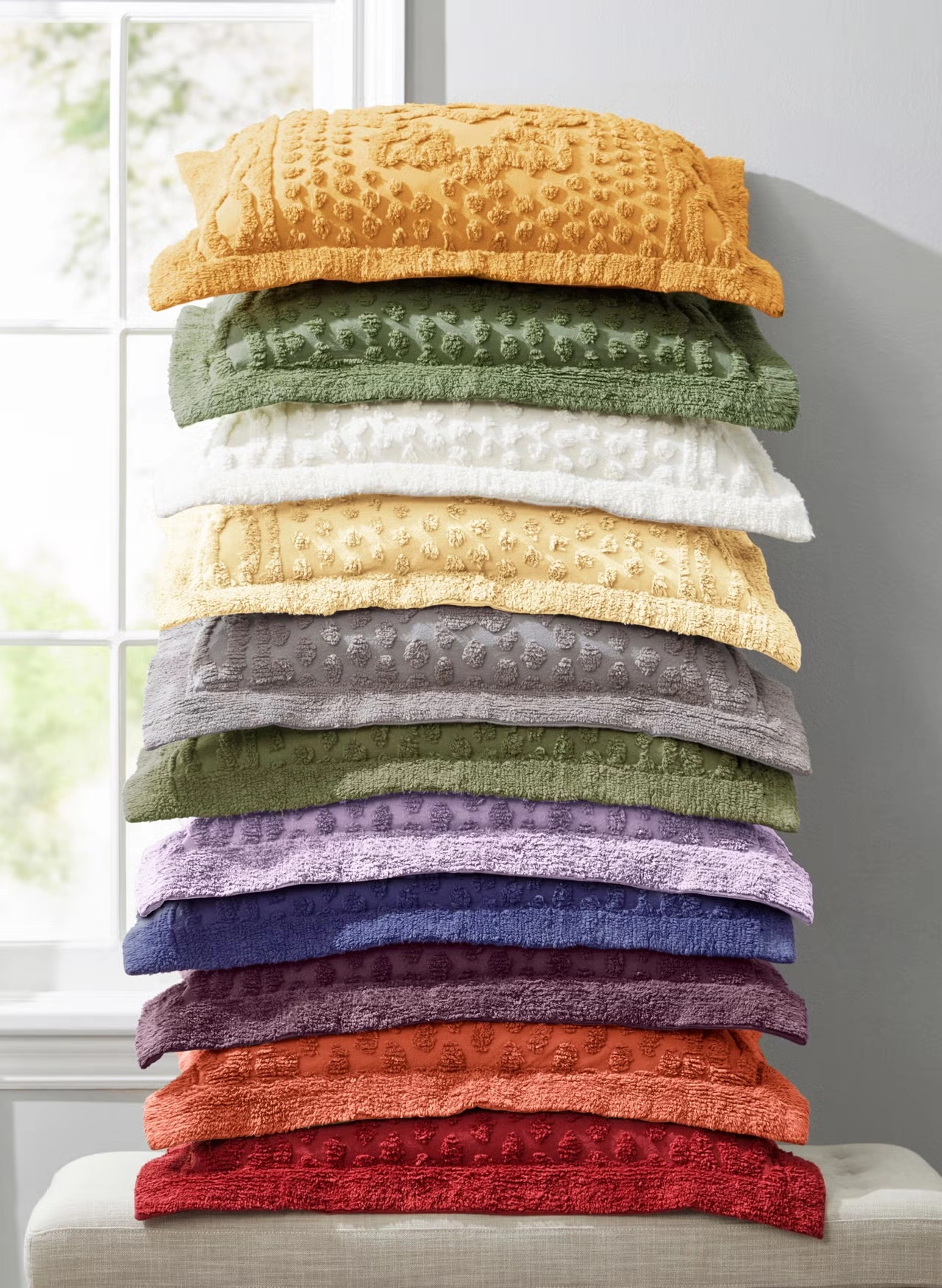 100% Cotton Georgia Chenille Bedspread