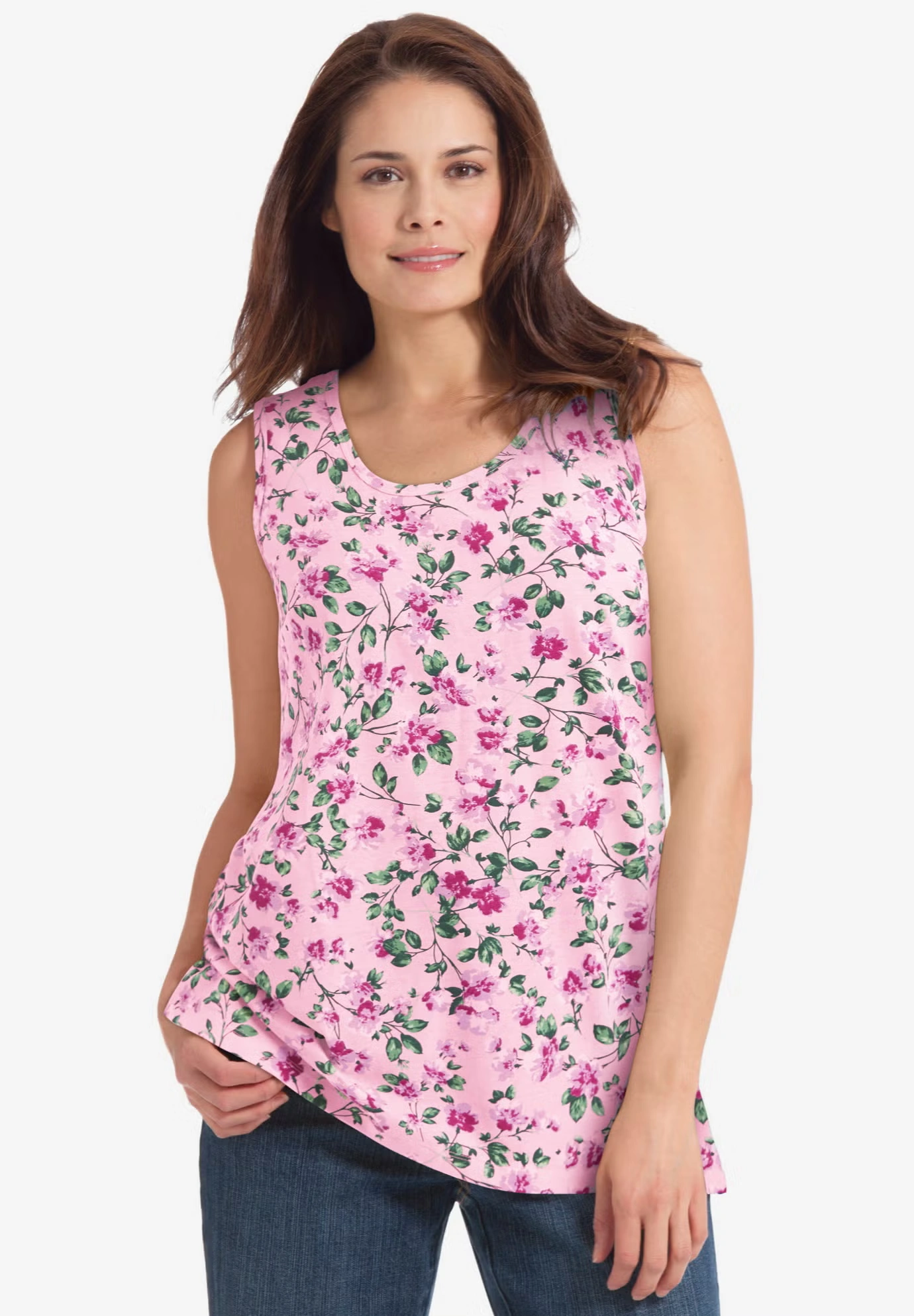 Perfect Printed Scoopneck Tank 8 Perfect Printed Scoopneck Tank