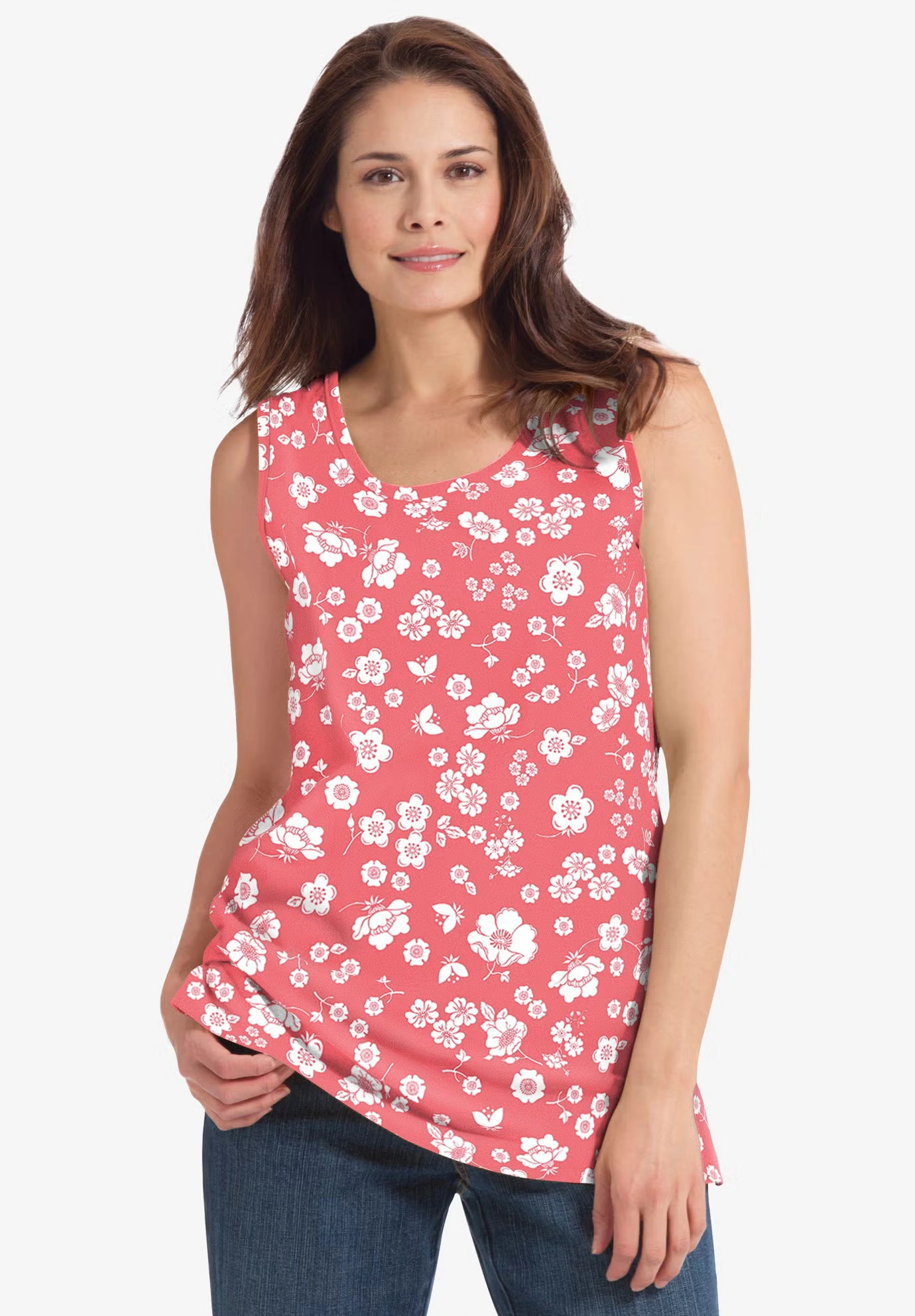 Perfect Printed Scoopneck Tank 9 Perfect Printed Scoopneck Tank