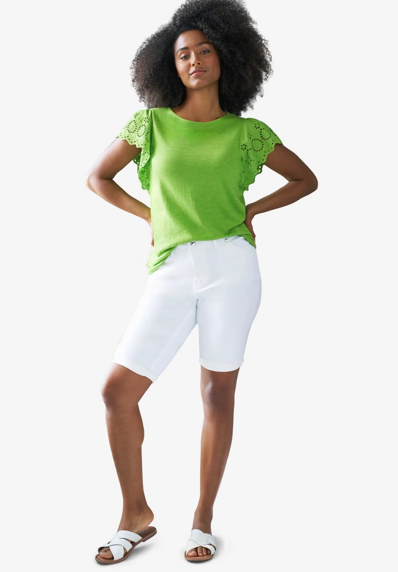 Denim Bermuda Shorts 3 Denim Bermuda Shorts