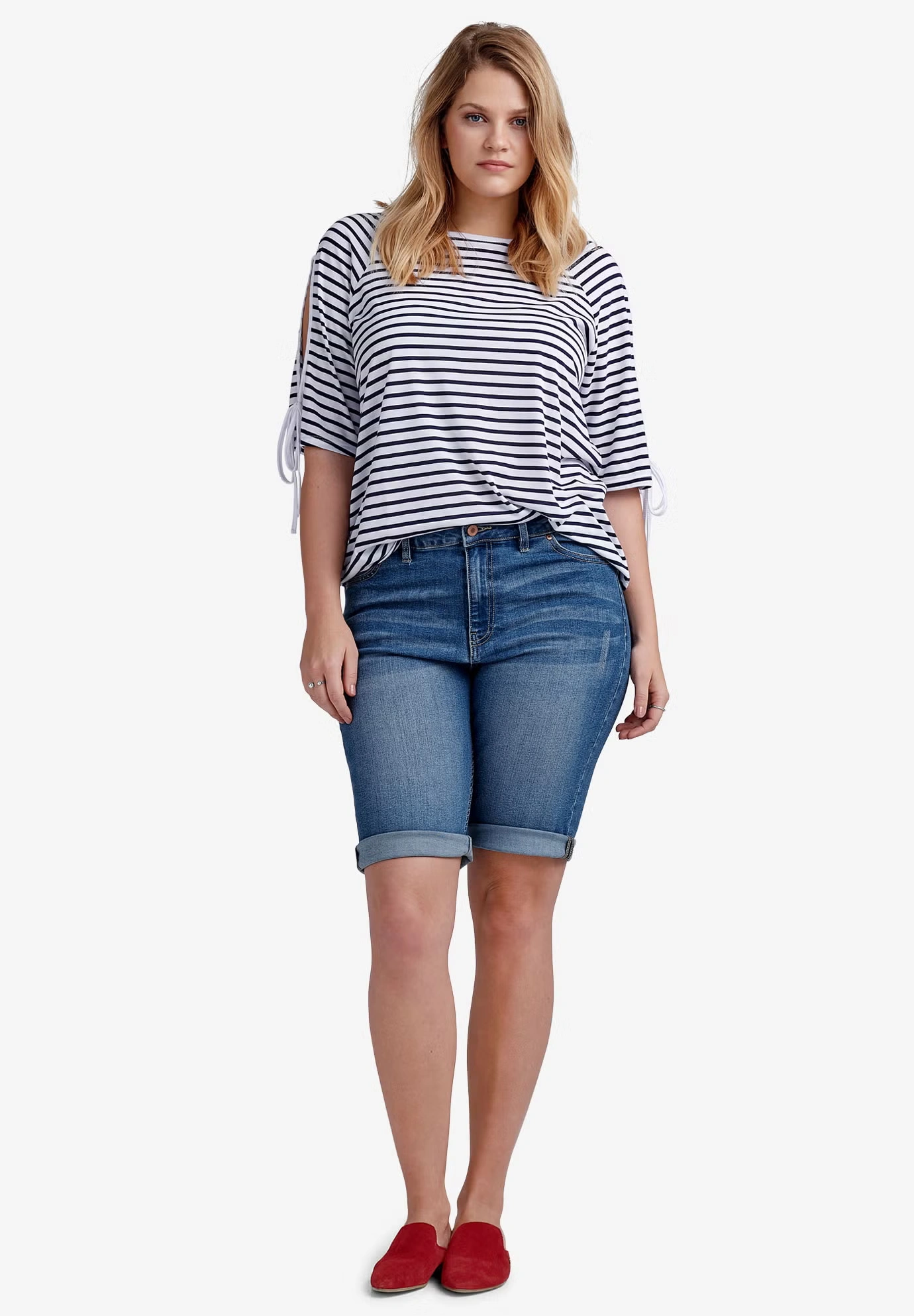 Denim Bermuda Shorts 4 Denim Bermuda Shorts