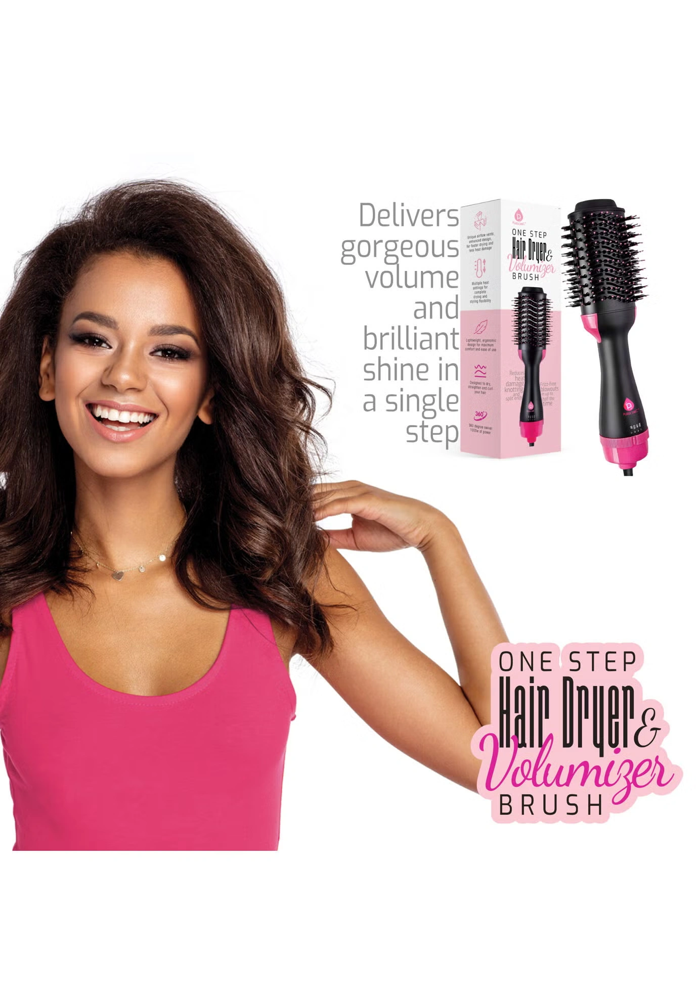 Hot Hair/Volumizer Brush Straightener 4 Hot Hair/Volumizer Brush Straightener
