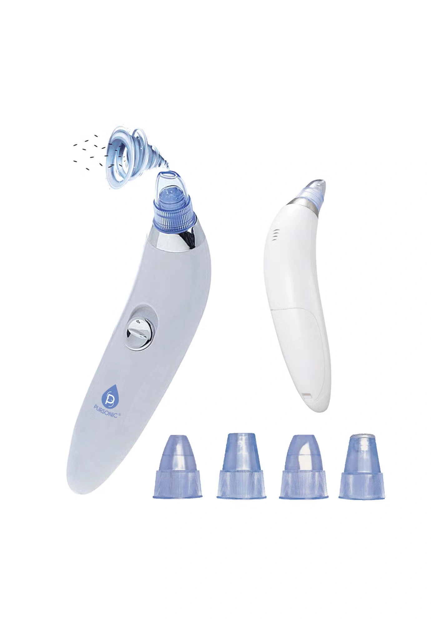 Pore Vacuum Blackhead Remover With 4 Replaceable Suction Heads