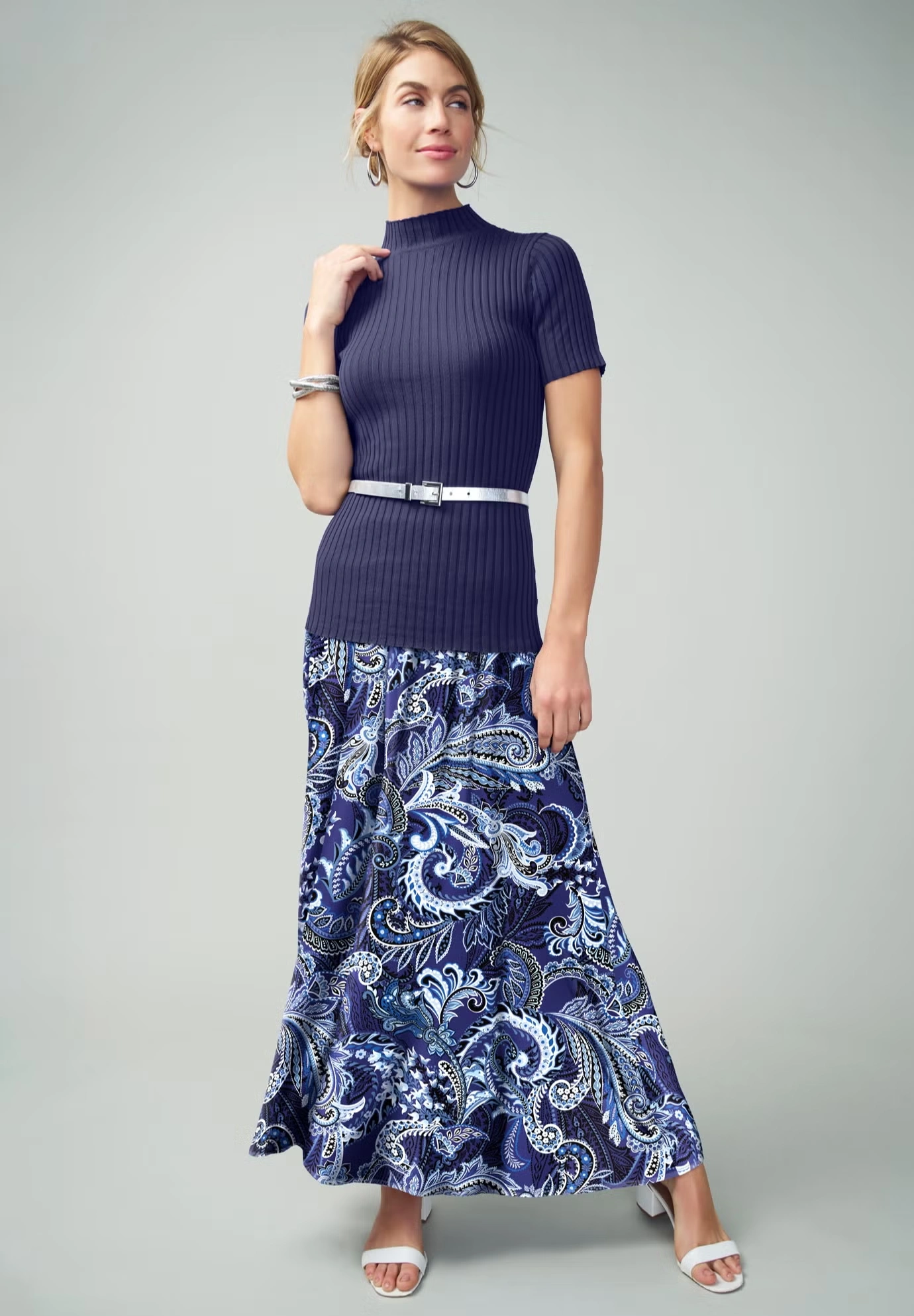 Everyday Stretch Knit Maxi Skirt