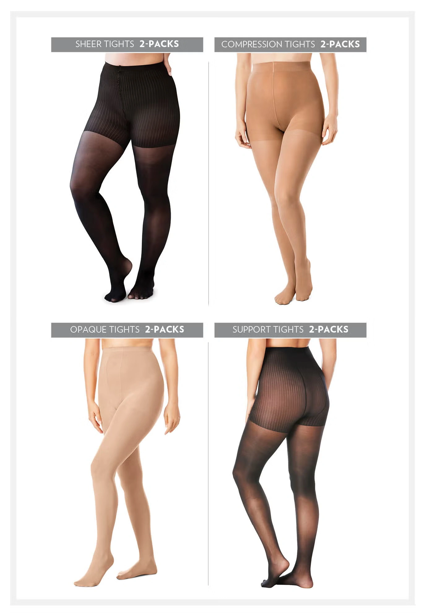 2-Pack Sheer Tights 5 2-Pack Sheer Tights