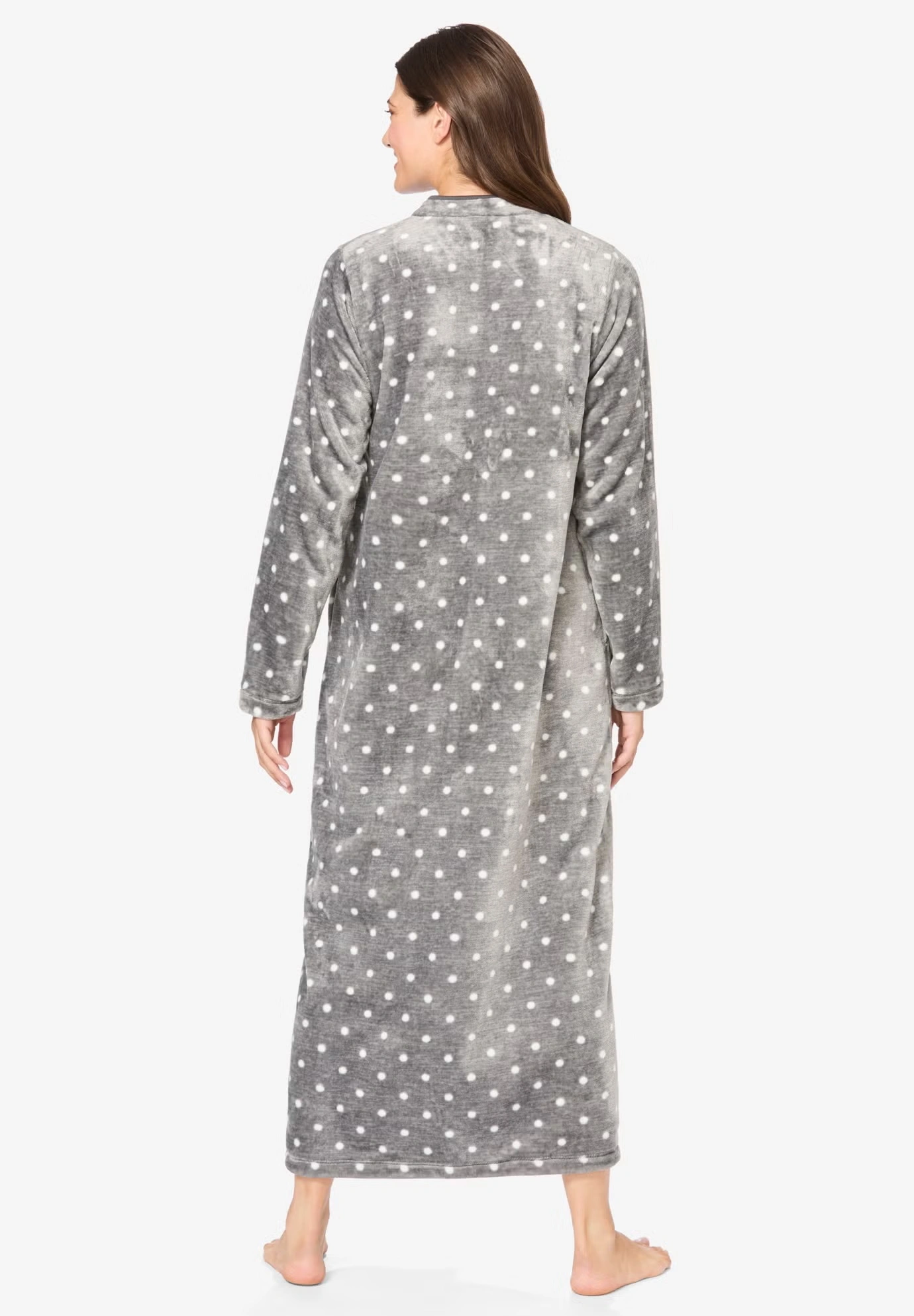 Plush Zip-Front Robe