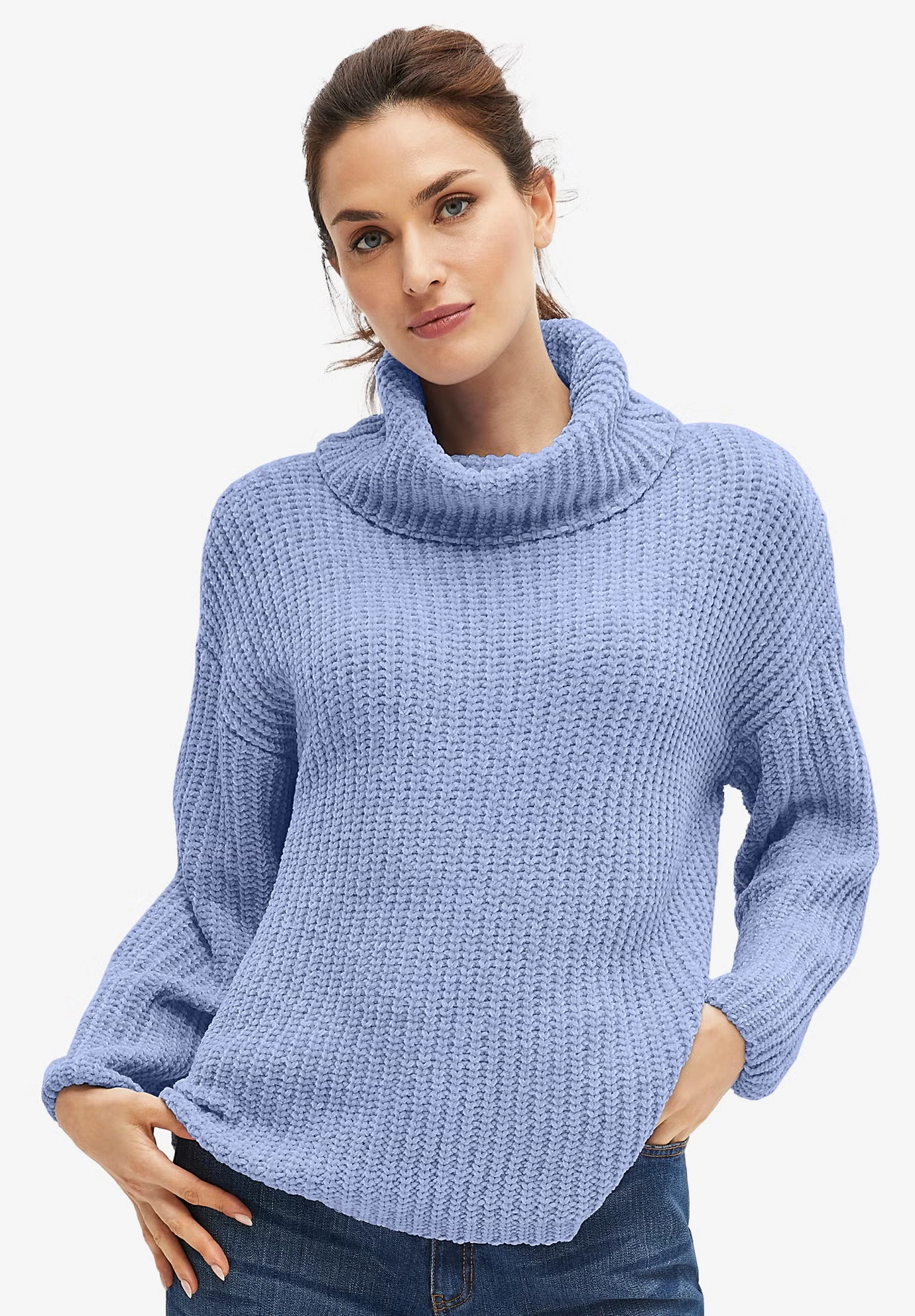 Chenille Turtleneck Sweater