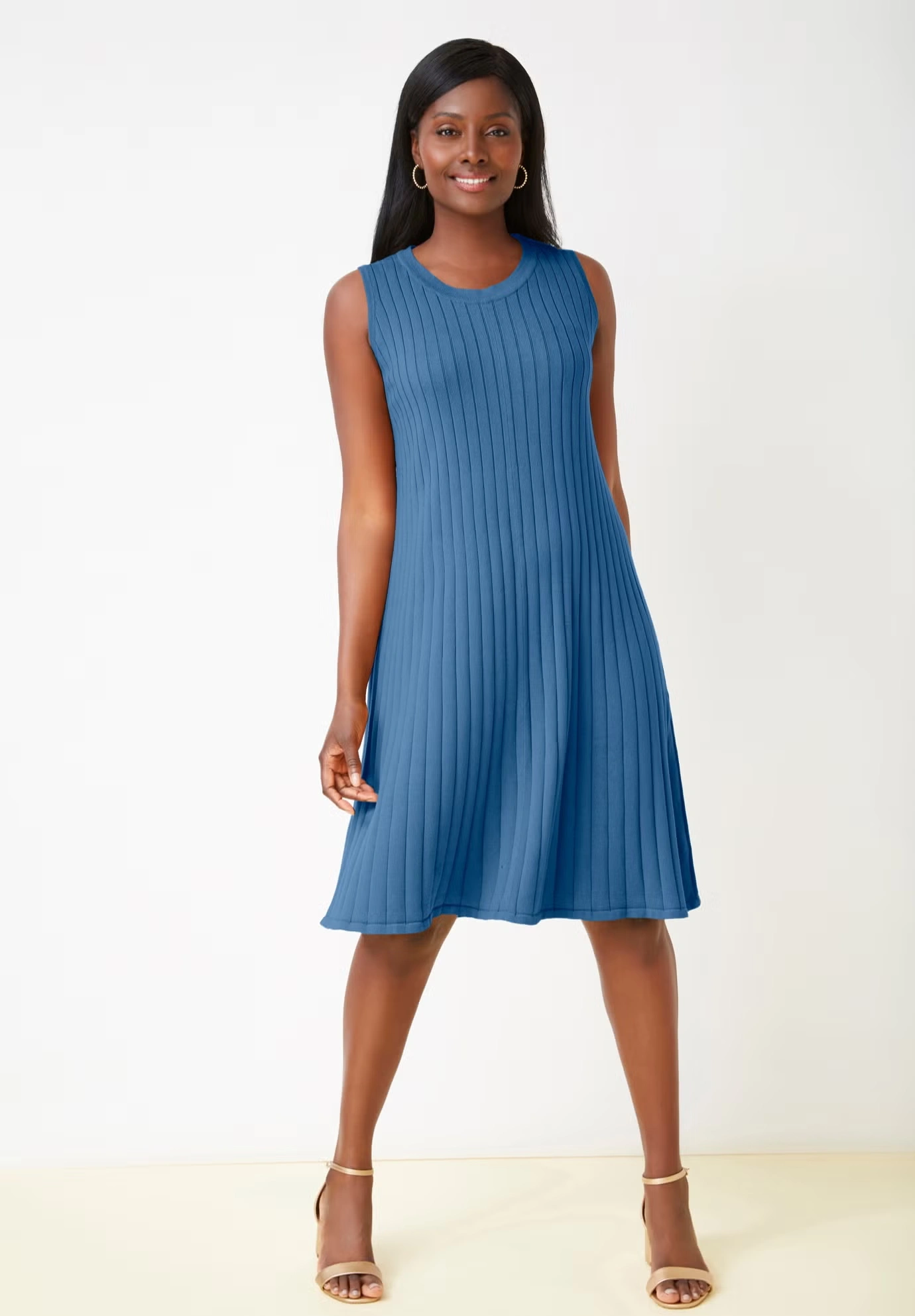 2-Piece Sweater Jacket Dress