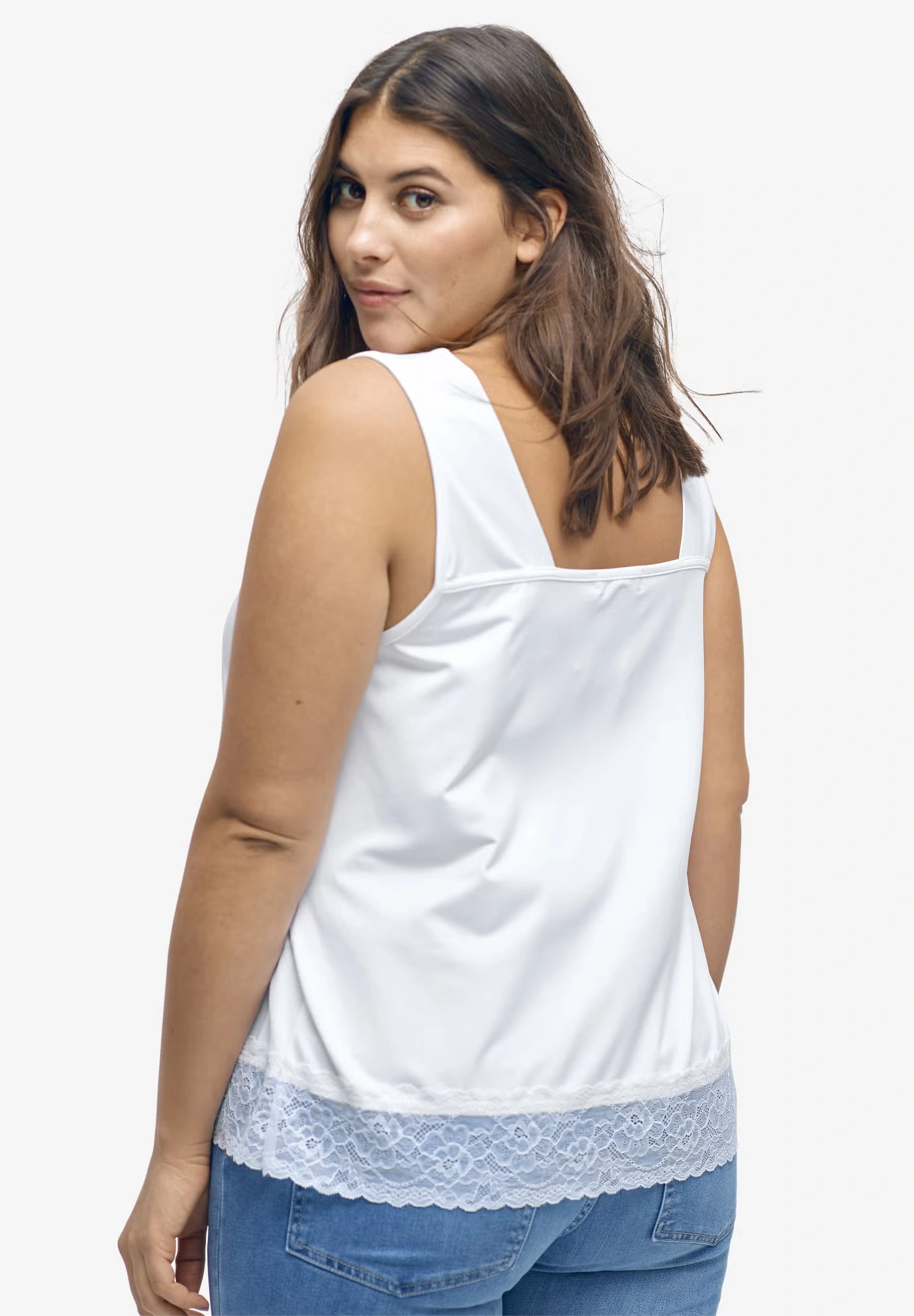 Lace-Trim Tank